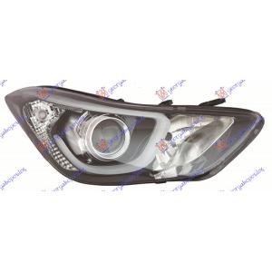 FAR XENON SA LED DNEVNIM SVETLOM (DEPO) Desna str. HYUNDAI ELANTRA (2013-2015) (OEM: 92102-3X510, 921023X510)