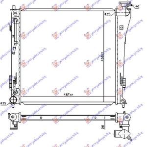 HLADNJAK MOTORA.+/-A/C A/T (63.8x46.8) HYUNDAI i40 (2011-) (OEM: 253103Z100)