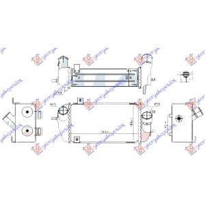 HLAD. INTERKULERA 1.6 BEN (340x190x90) HYUNDAI TUCSON (2015-2018) (OEM: 28271-2B740, 282712B740)