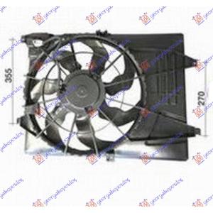 VENTILATOR KOMPLET 1.6-2.0-2.4 BENZIN 460mm 3P HYUNDAI TUCSON (2015-2018) (OEM: 25231-3R000, 252313R000, 25350-D7600)