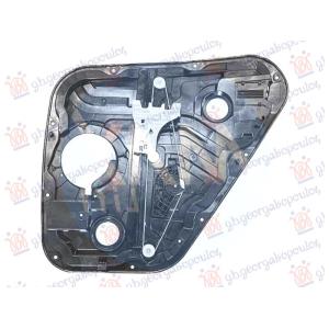 PODIZAC ZADNJEG PROZORA ELEKTRICNI (BEZ MOTORA) (SA NOSACEM) Leva str. HYUNDAI TUCSON II (TL) (2015-2018) (OEM: 83471D3000, 83471D7000)