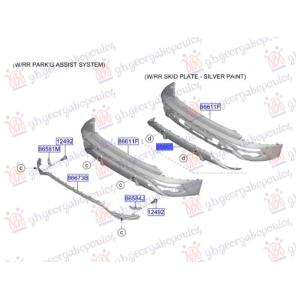 LAJSNA ZADNJEG BRANIKA (PDS SENZOR) (O) HYUNDAI TUCSON III 2020-2024 (NX4E/NX4A) (OEM: 86670-N7110, 86670N7110)