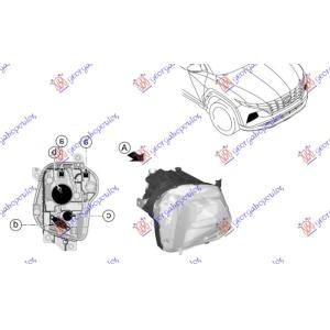 FAR (O) Desna str. HYUNDAI TUCSON III 2020-2024 (NX4E/NX4A) (OEM: 92102-N7000, 92102N7000)