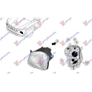 FAR (O) Leva str. HYUNDAI TUCSON III 2020-2024 (NX4E/NX4A) (OEM: 92101-N7000, 92101N7000)