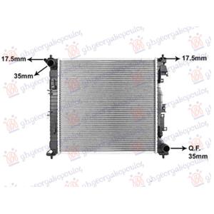 HLADNJAK MOTORA 1.6 BENZIN/HIBRID - 1.6 DIZEL/HIBRID (MAN/AUTO) (485x478) (NRF) HYUNDAI TUCSON III 2020-2024 (NX4E/NX4A) (OEM: 25310N7030)