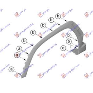 RUB PLASTICNI PREDNJEG BLATOBRANA (O) Leva str. HYUNDAI TUCSON III (NX4) (2020-2024) (OEM: 87711-N7000, 87711N7000)