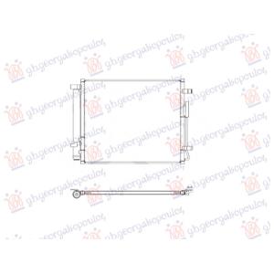 HLADNJAK KLIME 1.6 BENZIN/HIBRID (466x395) HYUNDAI TUCSON III (NX4) (2024-) (OEM: 97606CZ000)