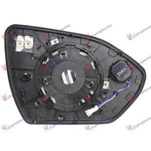 STAKLO RETROVIZORA SA GREJACEM (MRTAV UGAO) (KONVEKSNO STAKLO) Leva str. HYUNDAI TUCSON III (NX4) (2024-) (OEM: 87611-N7030, 87611N7030)