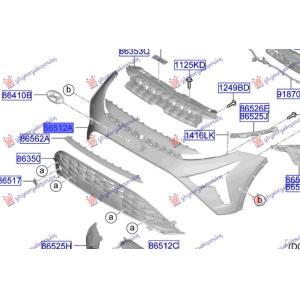 PREDNJI BRANIKA (O) HYUNDAI BAYON (2021-) (OEM: 86511Q0AA0)