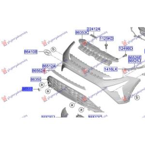 POKLOPAC KUKE PRENDJEG BRANIKA (O) HYUNDAI BAYON (2021-2024) (OEM: 86517Q0AB0)