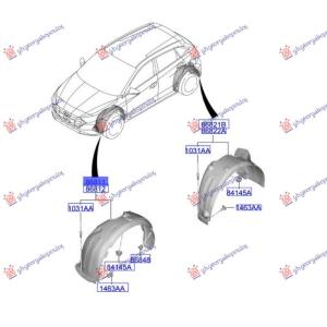 POTKRILO (O) Leva str. HYUNDAI BAYON (2024-) (OEM: 86811Q0400)