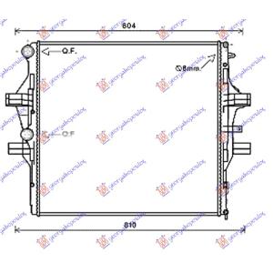 HLADNJAK 3.0 T.D (64x60 4x38) M/A IVECO DAILY (2011-2014) (OEM: 5801255814, 5801255844)