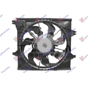 VENTILATOR KOMPLET 1.6 DIZEL (390mm) (3PIN) KIA SOUL (2011-2013) (OEM: 253802K200, 253802K250)