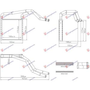 GREJAC KABINE (166x173x26) KIA SOUL (2013-2016) (OEM: 97138B2000)