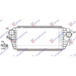 HLADNJAK INTERCOOLERA 1.7CRDi DIZEL 350x160x90 KIA CARENS (2013-) (OEM: 282712A820)