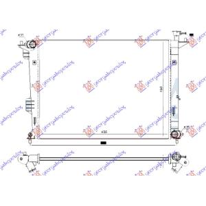 HLADNJAK MOTORA 1.6-2.0 BENZIN MANUAL (635x480x14) KIA CARENS (2013-) (OEM: 25310A4050)