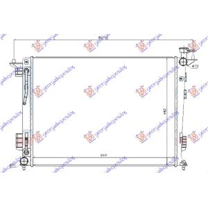 HLADNJAK MOTORA 2.0-2.4 BENZIN AUTOMATIK (64x48) KOREJA KIA SPORTAGE (2010-2014) (OEM: 253102S550, 253102S650)