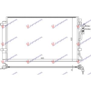 HLADNJAK KLIME 2.4 DIZEL (695x420x12) KIA SORENTO (2009-2012) (OEM: 976062P600)