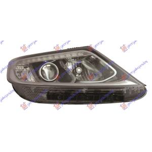 FAR ELEKTRICNI (H7/H7) SA LED DNEVNIM SVETLOM (DEPO) Desna str. KIA SORENTO (2012-2014) (OEM: 92102-2P550, 921022P550)