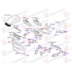 APSORBER PREDNJEG BRANIKA (O) KIA STONIC (2017-) (OEM: 86520-H8400, 86520H8400)