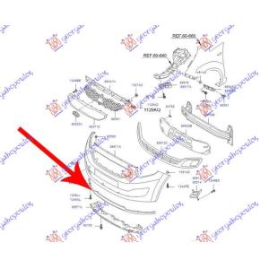 SPOJLER PREDNJEG BRANIKA (O) KIA VENGA (2010-) (OEM: 86591-1P000, 865911P000)