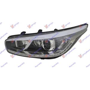 FAR ELEKTRICNI 5 VRATA CRNI LED DNEVNO SVETLO SA MOTOROM DEPO Leva str. KIA CEED 5D (2013-2015) (OEM: 92101-A2020, 92101-A2220, 92101A2020)