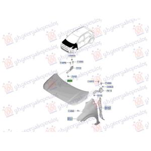 HAUBA KIA PICANTO (2024-) (OEM: 66400-G6500, 66400G6500)