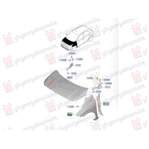 BLATOBRAN Desna str. KIA PICANTO (2024-) (OEM: 66321-G6610, 66321G6610)