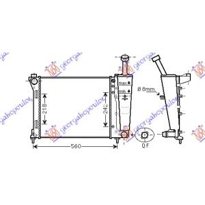 HLADNJAK MOTORA 1.2i-8V +/-A/C (48x39.2) LANCIA Y (2011-) (OEM: 51839665)