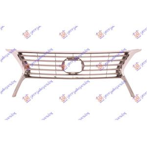 PVC MASKA SREBRNA SA HROM OKVIROM LEXUS RX 350/450 (2012-2015) (OEM: 53101-0E140, 531010E140)