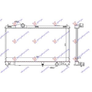 HLADNJAK SVI MODELI BENZIN (375x705x16) LEXUS IS II (2005-2013) (OEM: 1640031440)