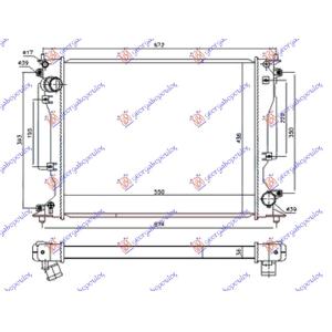 HLADNJAK SVI MODELI BENZIN (550x440x32) LEXUS IS II (2005-2013) (OEM: 1640026400)