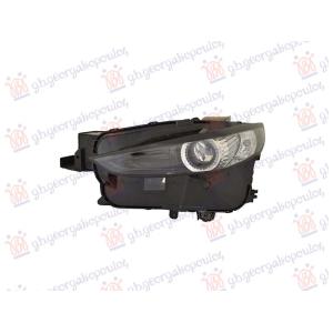 FAR LED (DEPO) Leva str. MAZDA CX30 (2019-) (OEM: DFR5-51-040D, DFR551040D, DGK9-51-040)