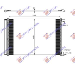 HLADNJAK KLIME BENZIN/DIZEL(64x44.8) MERCEDES E CLASS (C/A238) COUPE/CABRIO (2016-2020) (OEM: 0995001854)