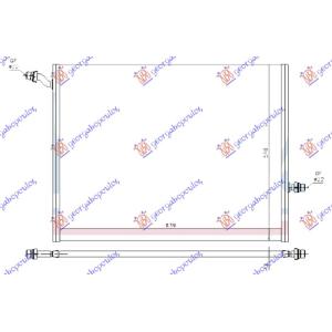 HLADNJAK MOT. DODATNI BEN-DIZ (64x51x16) MERCEDES E CLASS (C/A238) COUPE/CABRIO (2020-) (OEM: 0995003600, A0995003600)