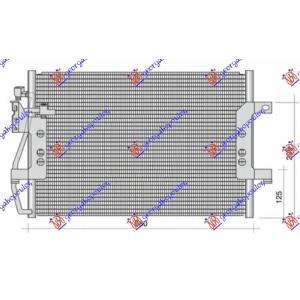 HLADNJAK KLIME 1.6-1.9 BENZIN 1.7 DIZEL (578x376) MERCEDES VANEO (2002-2005) (OEM: 4145000054, A4145000054)