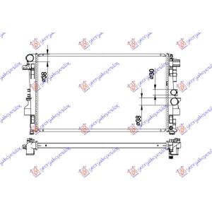 HLADNJAK MOTORA BENZIN/DIZEL (MAN) (68x41) MERCEDES VITO (W639) & VIANO (2010-2015) (OEM: 6395010401, A6395010401)