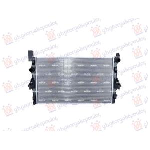 HLADNJAK MOTORA 1.6 (12009-111 CDI) -AC (690x418x16) NOSACI NA SREDINI (NISSENS) MERCEDES VITO 2015- (W447) (OEM: 4475010201, A4475010201DEL)