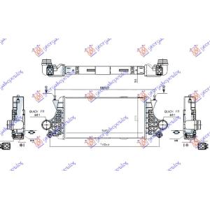 HLADNJAK INTERCOOLERA 2.2 DIZEL (545x277x50) MERCEDES GLE (W166) (2015-2019) (OEM: 0995002900)