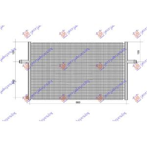 HLADNJAK DODATNI 2.0 BENZIN (388x640) MERCEDES A CLASS (W176) (2012-2015) (OEM: 0995006403, A0995006403)