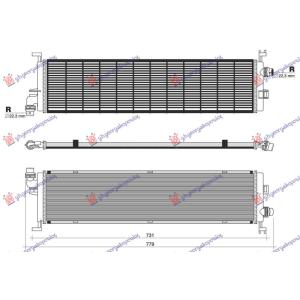HLADNJAK MOTORA DODATNI 3.0/4.0 BENZIN HIBRID - 3.0/4.0 DIZEL HIBRID (650x150) MERCEDES S CLASS (W223) (2020-) (OEM: 0995009500)
