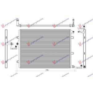 HLADNJAK MOTORA DODATNI 3.0 BENZIN HIBRID - 3.0 DIZEL HIBRID (650x508) MERCEDES S CLASS (W223) (2020-) (OEM: 0995009100)