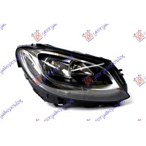 FAR ELEKTRICNI (H7/H7) SA LED DNEVNIM SVETLOM (DEPO) Desna str. MERCEDES C CLASS (W205) SDN/S.W. (2014-2018) (OEM: 2059066502, A2058200261, A2059066502)