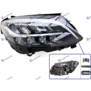 FAR MULTIBEAM LED (BEZ LOGOA) (DEPO) Desna str. MERCEDES C CLASS (W205) SDN/S.W. (2014-2018) (OEM: 2059065504, A2059065504)