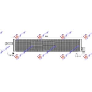 HLADNJAK DODATNI 2.0 BENZIN-DIZEL MERCEDES C CLASS (W205) SDN/S.W. (2014-2018) (OEM: 0995005003, A0995005003)