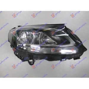 FAR ELEKTRICNI (H7/H7) SA LED DNEVNIM SVETLOM (TYC) Desna str. MERCEDES C CLASS (W205) COUPE/CABRIO (2015-2018) (OEM: A2058200261, A2059066502)