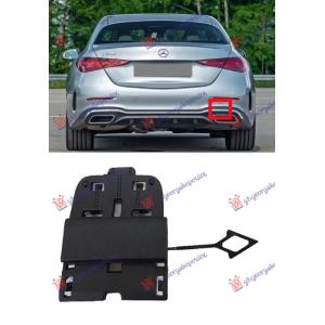 POKLOPAC KUKE ZADNJEG BRANIKA SREDNJI CRNI (AMG-LINE) MERCEDES C CLASS (W206) SDN/S.W. (2021-) (OEM: 2068853603)