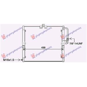 HLADNJAK KLIME BENZIN/DIZEL (518x454) MERCEDES G CLASS W461/463 (1989-) (OEM: 4635000454)
