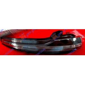 MIGAVAC U RETROVIZORU CRNI (LED) Leva str. MERCEDES GLC (X253/C253) SUV/COUPE (2020-2023) (OEM: 0999064701, 999064701, 0999067101)