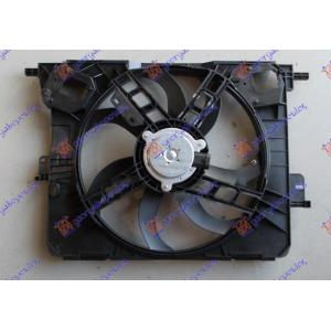 VENTILATOR KOMPLET 0.9-1.0 BENZIN (410mm) SMART FORTWO (2014-) (OEM: 214812232R, 4539064300)